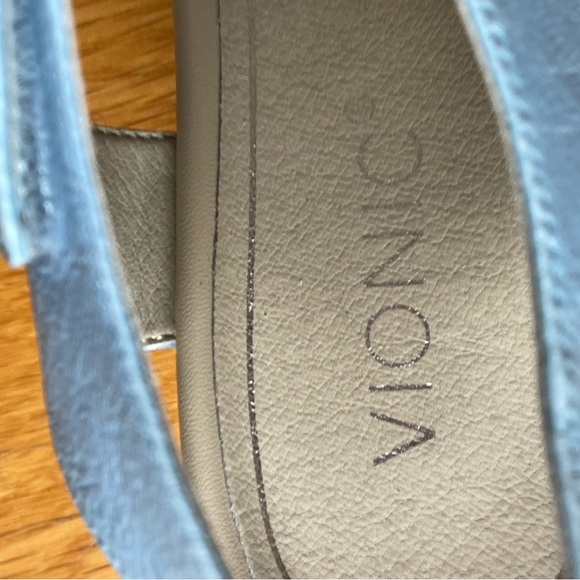Vionic Loika Leather Cap Toe Espadrille Wedge Size 10 - Picture 11 of 12